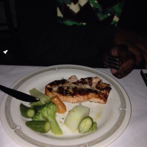 Simply Salmon at Taverna Tou Psara